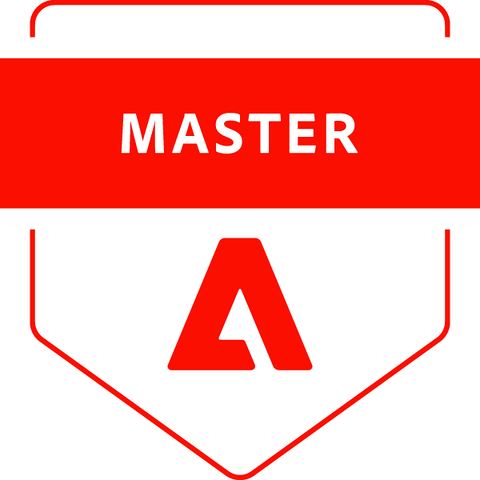 Adobe Certified Master badge